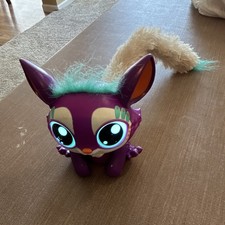 Lil Gleemerz Sungleem Purple Talking Lemur Figure Light Up Tail  Sounds Funny