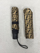 Authentic FENDI Vintage Zucca Iconic Interlocking "FF" Monogram Umbrella New