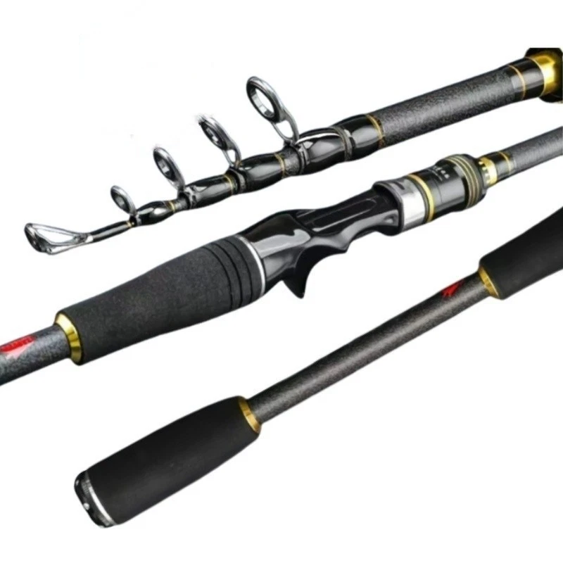 Telescopic Fishing Rod Carbon Fiber Spinning Casting Rod High Sensitivity Rod
Opens in a new window