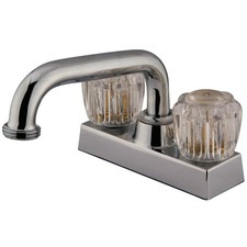 Polished Chrome Laundry Faucet for Easy Home Use and Installation