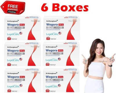 6 X WEGORA Dr.Khongkwan SLM PenCap Lepticore Dietary Supplement