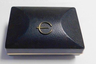 Vintage Men's Elgin Presentation Display Watch Box Case Brown w/ Gold Trim