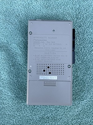 Vintage Panasonic Model RN-185 Microcassette Pocket Recorder