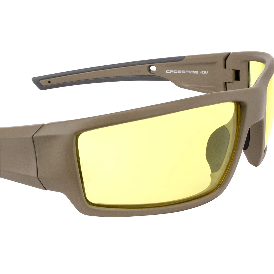 Gafas de seguridad Crossfire 41285 color amarillo oscuro talla única recreación exterior Foto 2 de 4