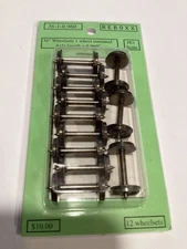 ReBoxx-3 36" HO Semi-scale wheels sets, 0.960" Axle Length, 12/ Pkg, NMRA RP-25