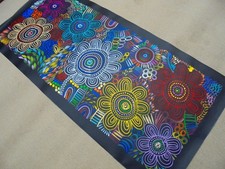 SELINA NUMINA 130 x 60 cm Original Aboriginal Painting. My Country