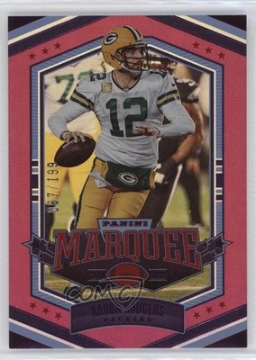 2022 Panini Chronicles Marquee Pink 87/199 Aaron Rodgers #MAR-23 2t9