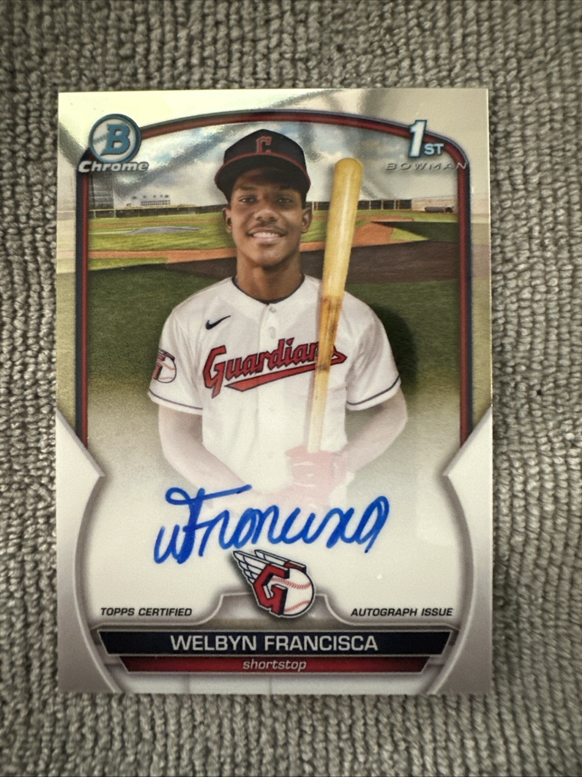 2023 Bowman Chrome - Prospect Autographs Welbyn Francisca #CPA-WF (AU, RC)