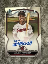 2023 Bowman Chrome - Prospect Autographs Welbyn Francisca #CPA-WF (AU, RC)