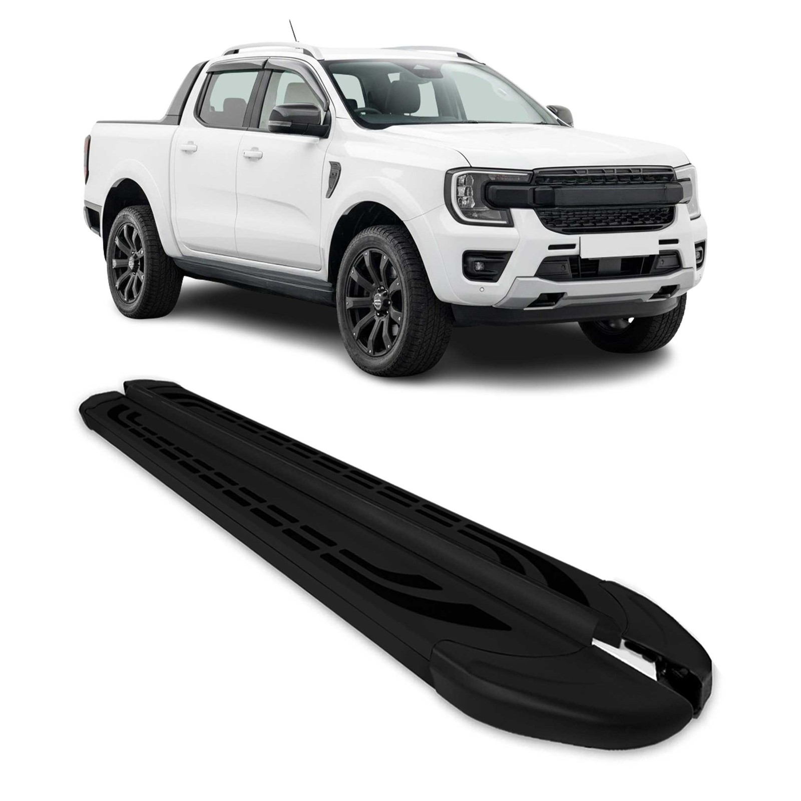 Marchepieds Ford Ranger T6 contre les glissades et les chocs de portière