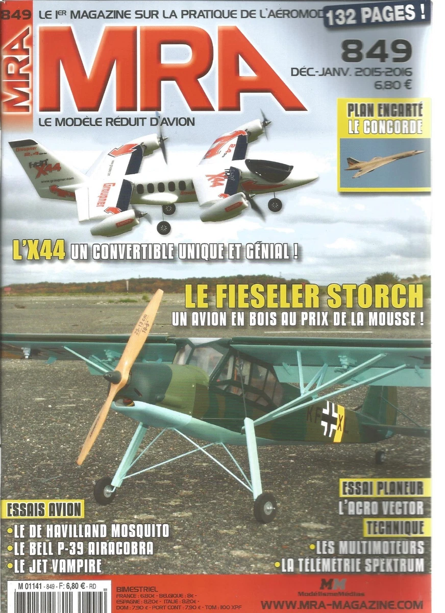 Plan MRA N°94 – Plan En Encart Du Planeur Boog, Occasion (Pour Modélisme Aérien)