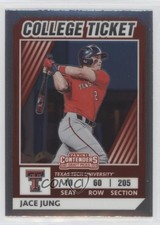 2022 Panini Elite Extra Edition College Tickets Optic Jace Jung #CTO-5 mp7