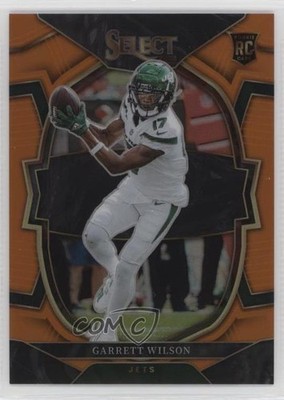 2022 Panini Select Concourse Orange Prizm 14/49 Garrett Wilson Rookie RC 02sw