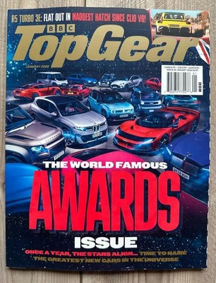 2025 BBC TOP GEAR Magazine The AWARDS January Issue R5 TURBO 3E Greatest New Car