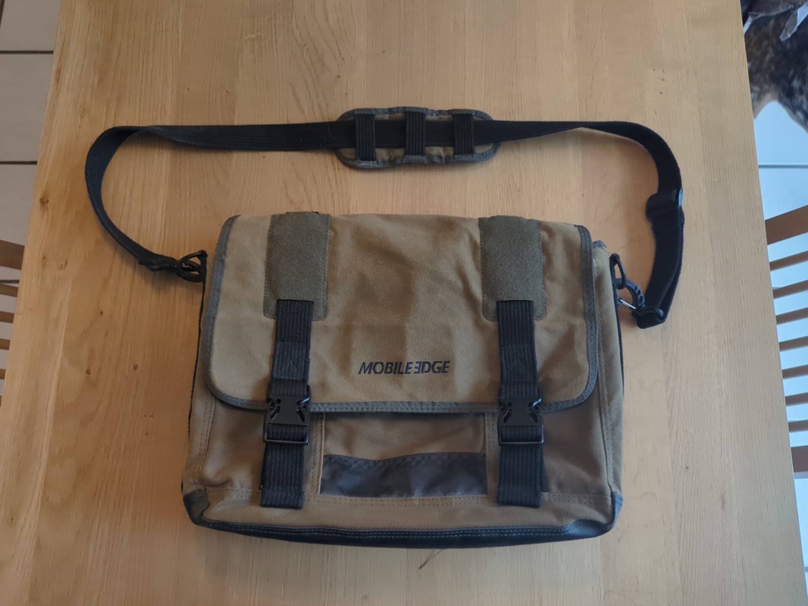 Eco Laptop Mobile Edge computer Messanger Bag Cotton Canvas 