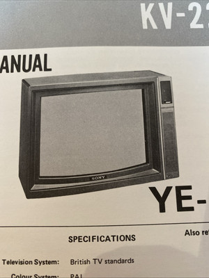 KV-2212UB RM-615 - Sony Trinitron Farbfernseher - Serviceanleitung - Sony TV