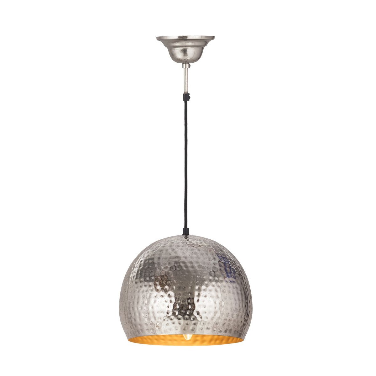 Suspension design Factory Style argent 27cm en métal orientable