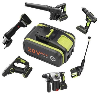 LabTEC 20V 4000mAh 4,0Ah Ersatz Akku für Worx WA3551 WA3551.1 WA3553.3 