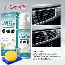 Deep Clean Nano Foam Cleaner Spray for Car Interior Removes Dirt No Water Needed
