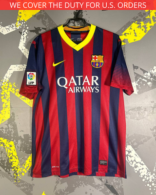 Barcelona Jersey 2013 2014 Home L Shirt Nike 532822-413 for sale
