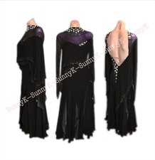 Tassel Latin Dance Dress Clothing Salsa Costume Ballroom Competition SMOOTH