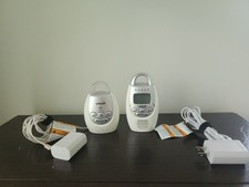 VTech DM221 Digital Audio Baby Monitor with Power Cords - Used - Tested