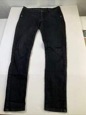 Bebe Jeans Women’s Skinny Ankle Stretch Black Size-29 #0198