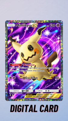 Mimikyu EX Full Art Fantastical Parade Pokemon TCG Pocket 2 Star