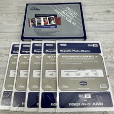 Pioneer Deluxe Jumbo 20 Page Photo Album w/Five 10 Page Refill Packs NIB /cb