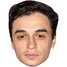 Benjamin Papac Stubble Celebrity Mask, Flat Card Face, Fancy Dress Mask