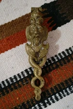 Vintage Brass Gargoyle Nutcracker Spooky Antique