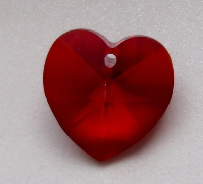 1 Swarovski  Herz HEART PENDANT 18mm Art. 6202 6228 Transparent FARBWAHL