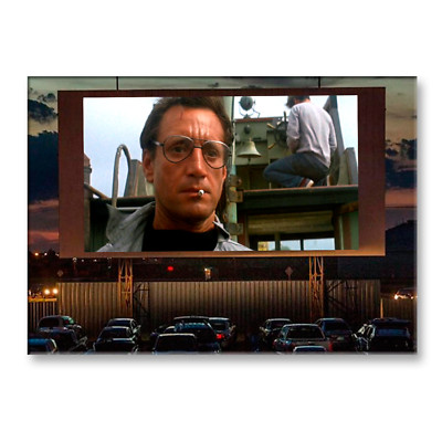  JAWS Drive in Movie 3.5 inches x 2.5 inches Steel FRIDGE MAGNET No 1