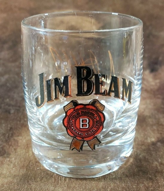 Jim Beam Shot Glass Nascar Indy Race Car Driver Michael Andretti 7