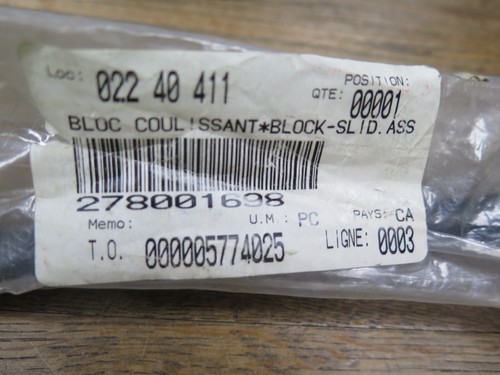 SLIDING BLOCK FITS SEA-DOO 1999-2000 GSX RFI 1995 XP 800CC 1999 XP LTD 951CC