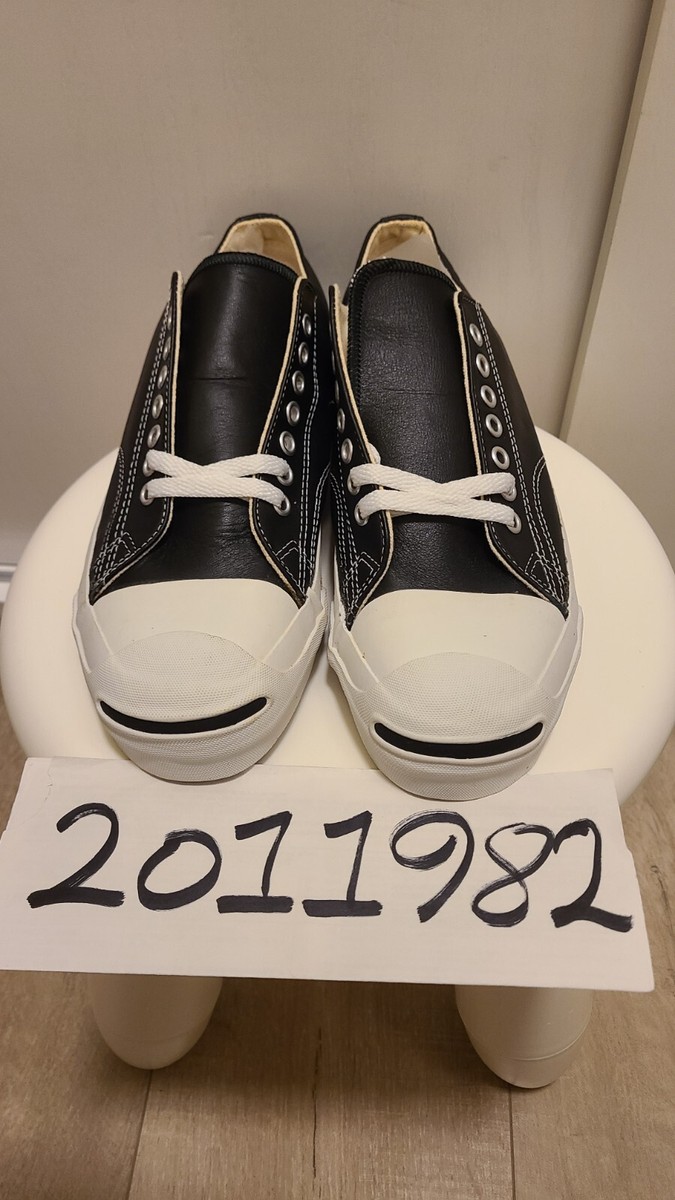 Converse Jack Purcell Low Black Leather Made in USA Men US8 Converse Jack Purcell Low Black Leather Made in USA Men US8