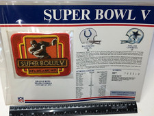 Super Bowl V Patch Willabee Ward from 1990's Sealed
