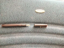 Webster Fountain Pen Chicago IL, small chip see photos Black.