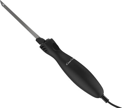 Classic Cuisine Electric Carving Knife for Meat Slicing with 8'' Serrated Blade