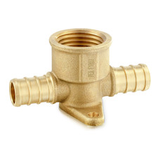 EFIELD 3/4" or 1/2"Female NPT Adapter Drop Ear Tee PEX Fittings Lead Free