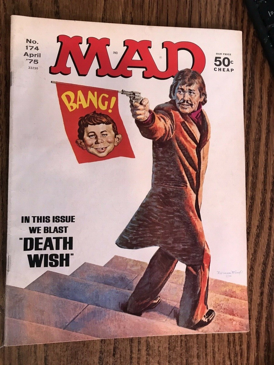 MAD MAGAZINE - APRIL 75 #174 - DEATH WISH | eBay