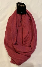 NWT Womens Infinity Fuschia Scarf