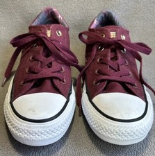 Converse Tennis Shoes Sz 6 Chuck Taylor All Star Madison Plum Mesa Rose 561739F