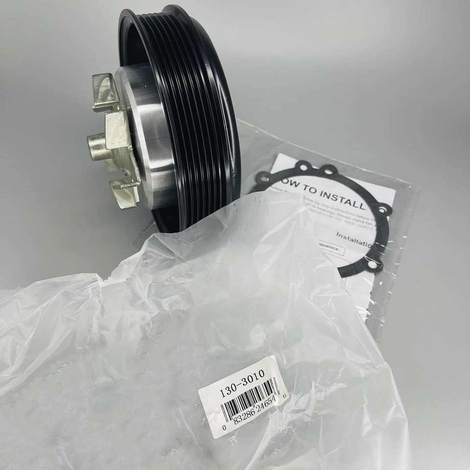 Bomba de agua del motor totalmente nueva con polea y junta para Chevrolet Corvette 14-19 V8 Foto 2 de 4