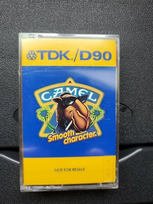 VINTAGE JOE CAMEL Joe Camel Smooth Character AudO Cassette Tape TDK D90 Brand NE