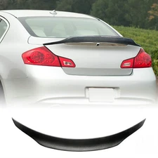 Carbon Fiber Rear Trunk Boot Spoiler Wing For Infiniti G35 G37 Sedan 07-15 2013