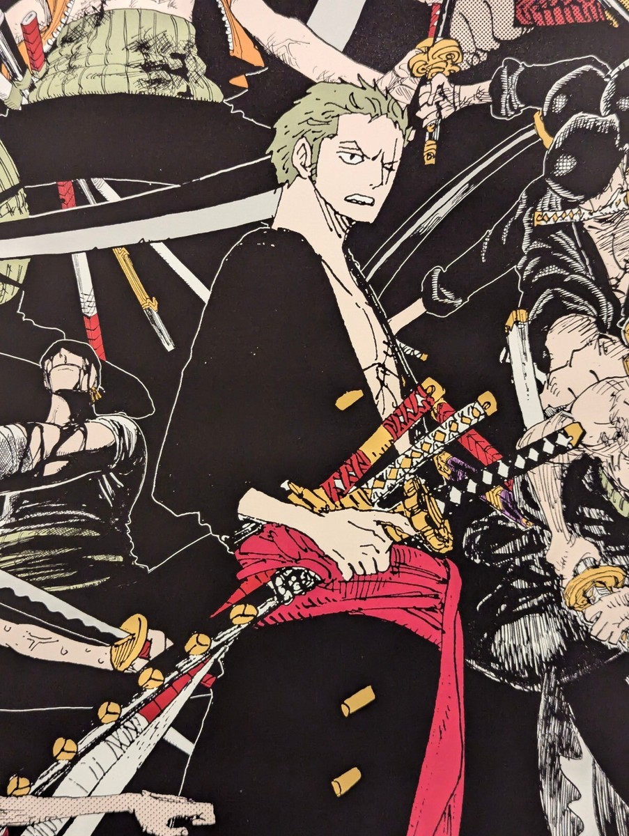 NEW Roronoa Zoro A1 size Art Poster ONE PIECE Jump Shop