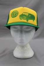 Vintage Screened Trucker Hat - Argus Carriers 80s Van Graphic - Adult Snapback