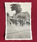 WW2 WWII Original German Military wartime Photo Marching Band Playing Drums