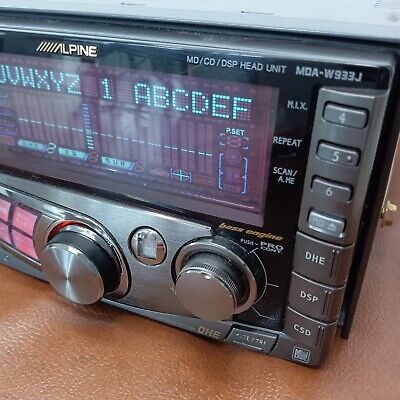 ALPINE MDA-W933J 2DIN Car audio MD CD AUX DSP Ai-NET Tested ALPINE MDA-W933J 2DIN Car audio MD CD AUX DSP Ai-NET Tested
